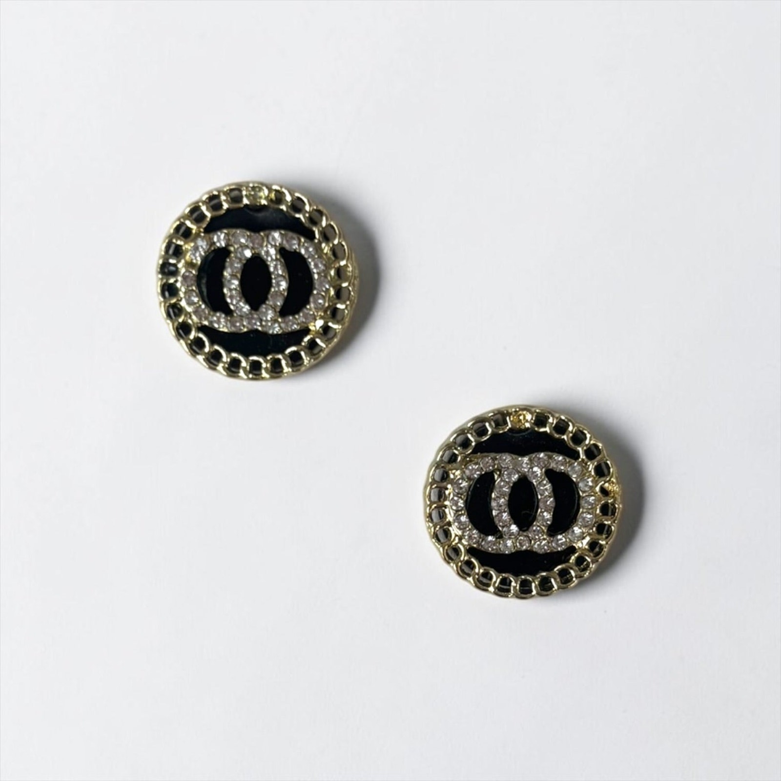 Double Round Circles Elegant Stud Earring 17$